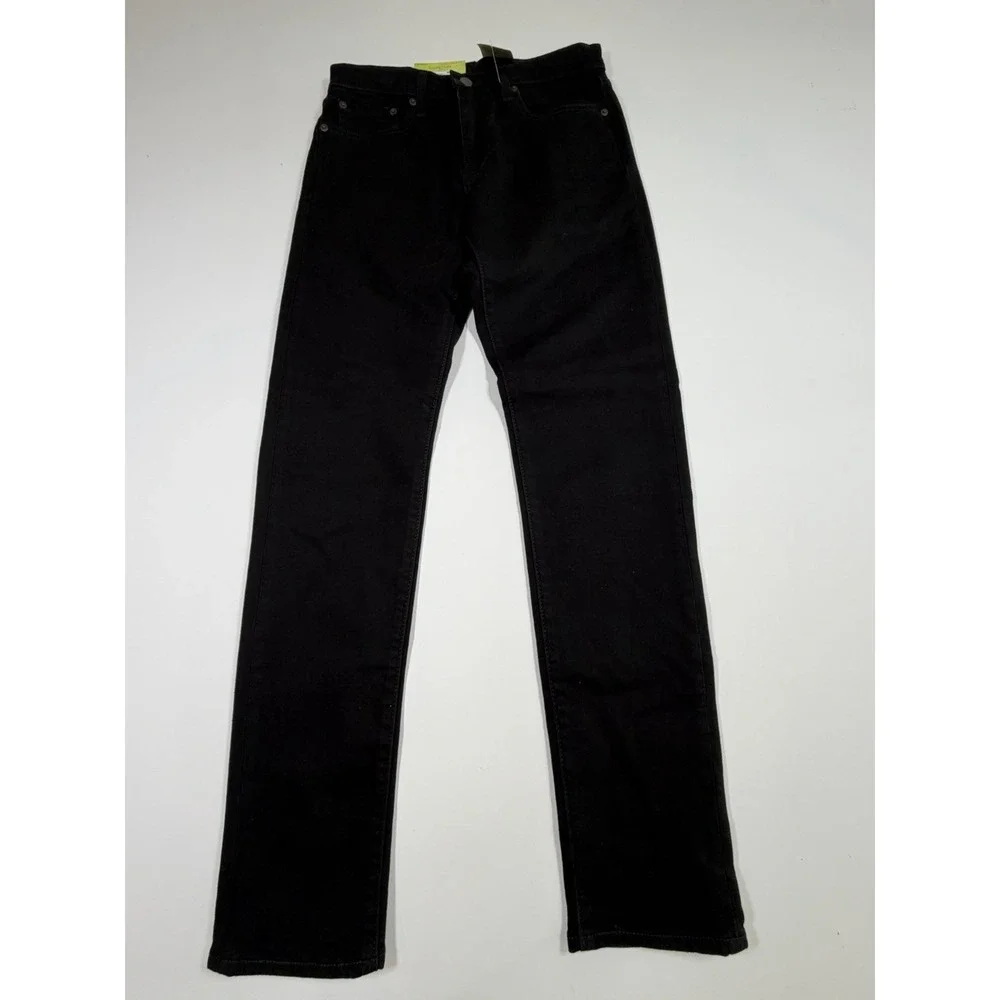 Levi's Lot 512 Slim Taper Black Mens 29x32 Big E Premium Denim Jeans
